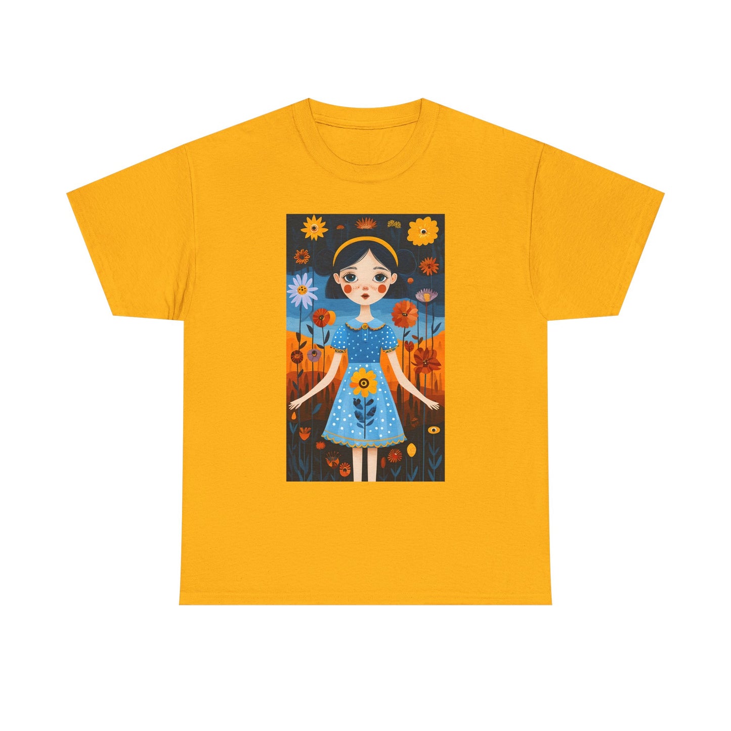 D3monic Tee „Whimsical Floral Art“ | Unisex Baumwollshirt für Naturfans