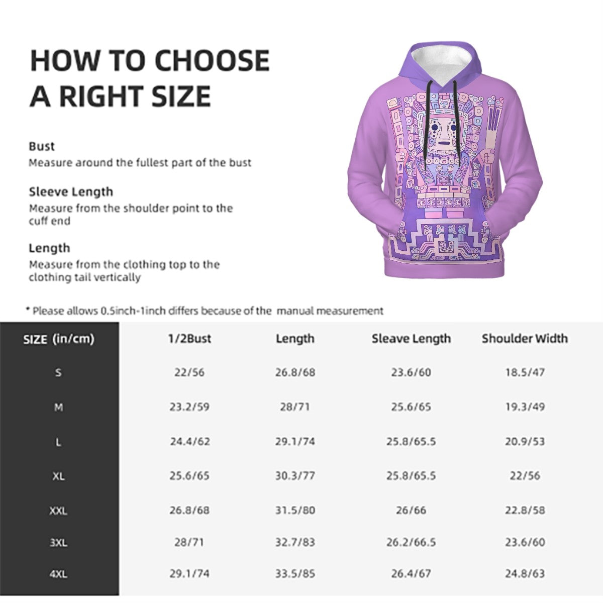 D3's INKA Hoodie Viracocha Pinkmagic - Creator God Streetware