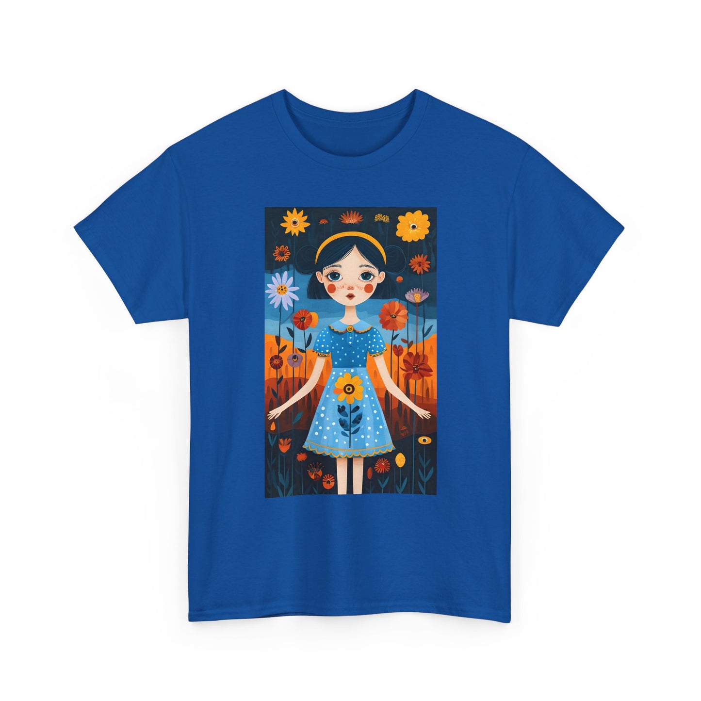D3monic Tee „Whimsical Floral Art“ | Unisex Baumwollshirt für Naturfans