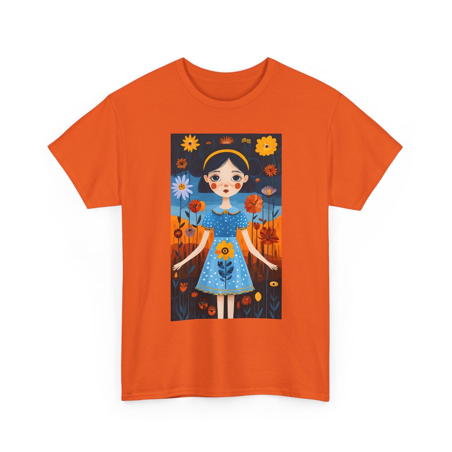 D3monic Tee „Whimsical Floral Art“ | Unisex Baumwollshirt für Naturfans