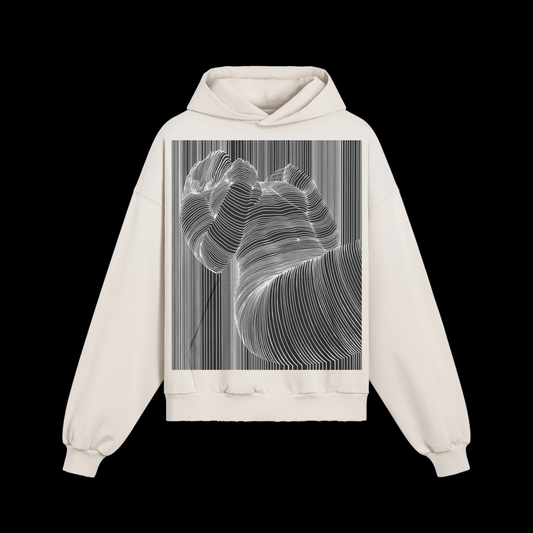 D3's ARTISTICS Naked Lines Hoodie - Minimalist Art - D3monic Store