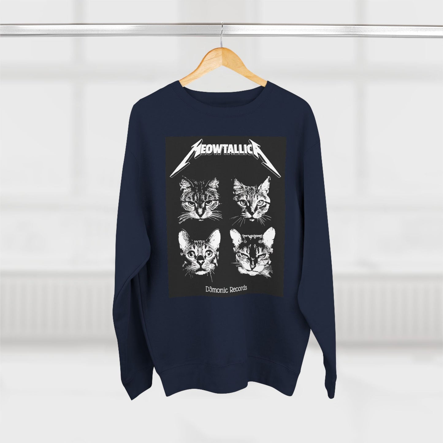 D3's CATS Band Sweatshirt - Feline Music Oversize - D3monic