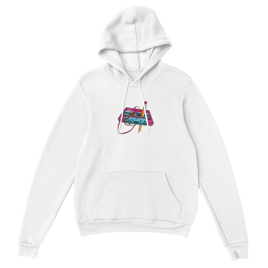 D3's RETRO Kasette Hoodie - Klassischer Oversize Unisex Pullover - D3monic