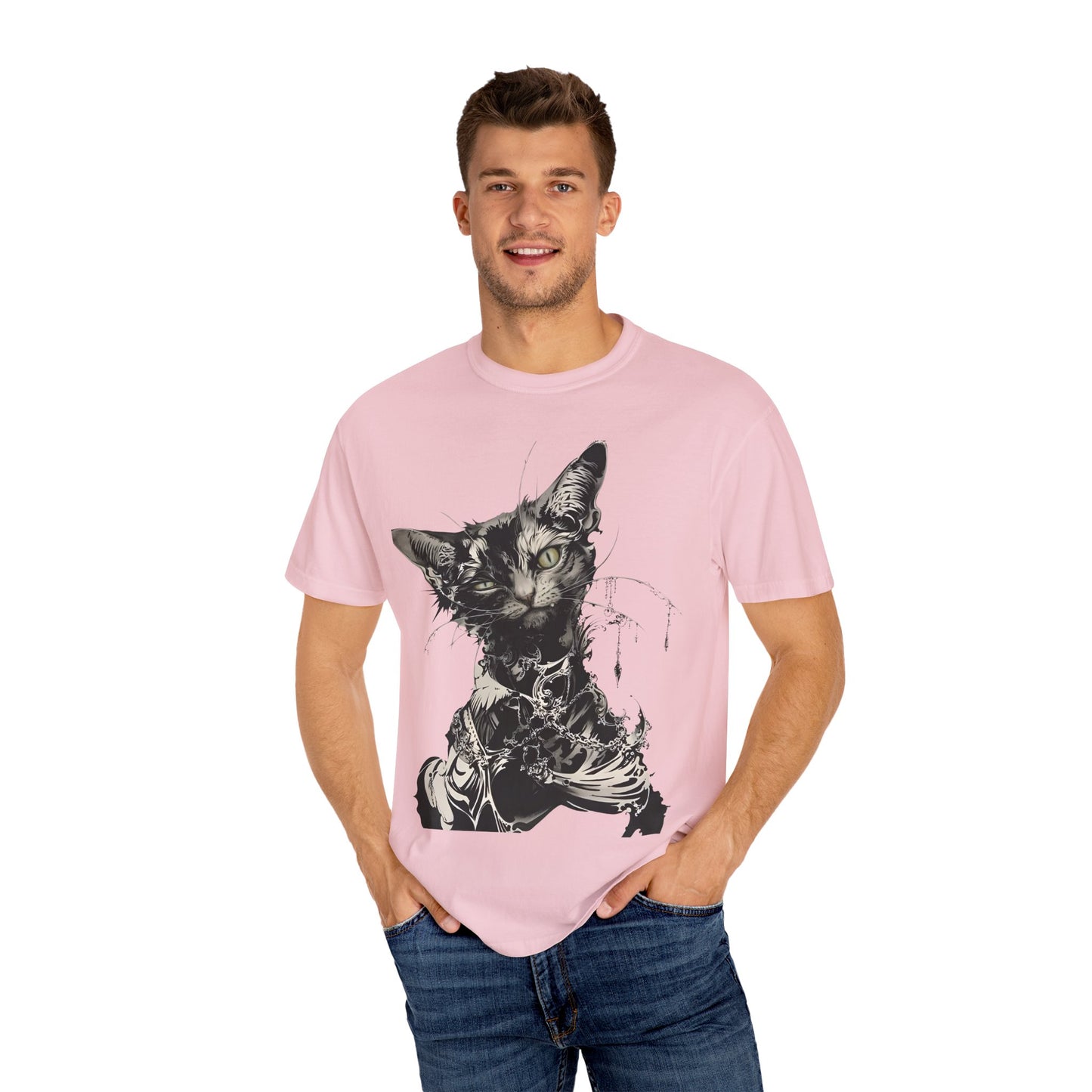 D3's CATS Gothic T-Shirt - Dark Feline Streetwear - D3monic