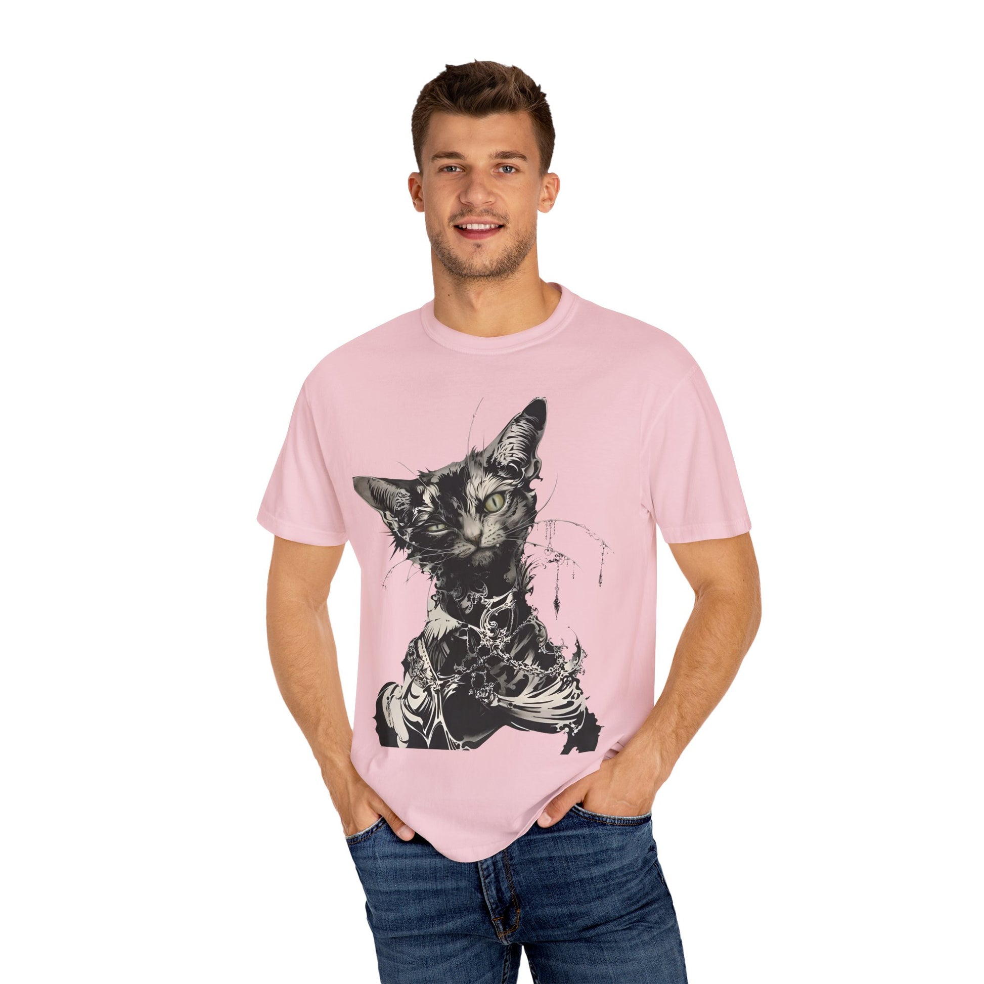 D3's CATS Gothic T-Shirt - Dark Feline Streetwear - D3monic