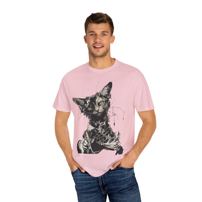 D3's CATS Gothic T-Shirt - Dark Feline Streetwear - D3monic