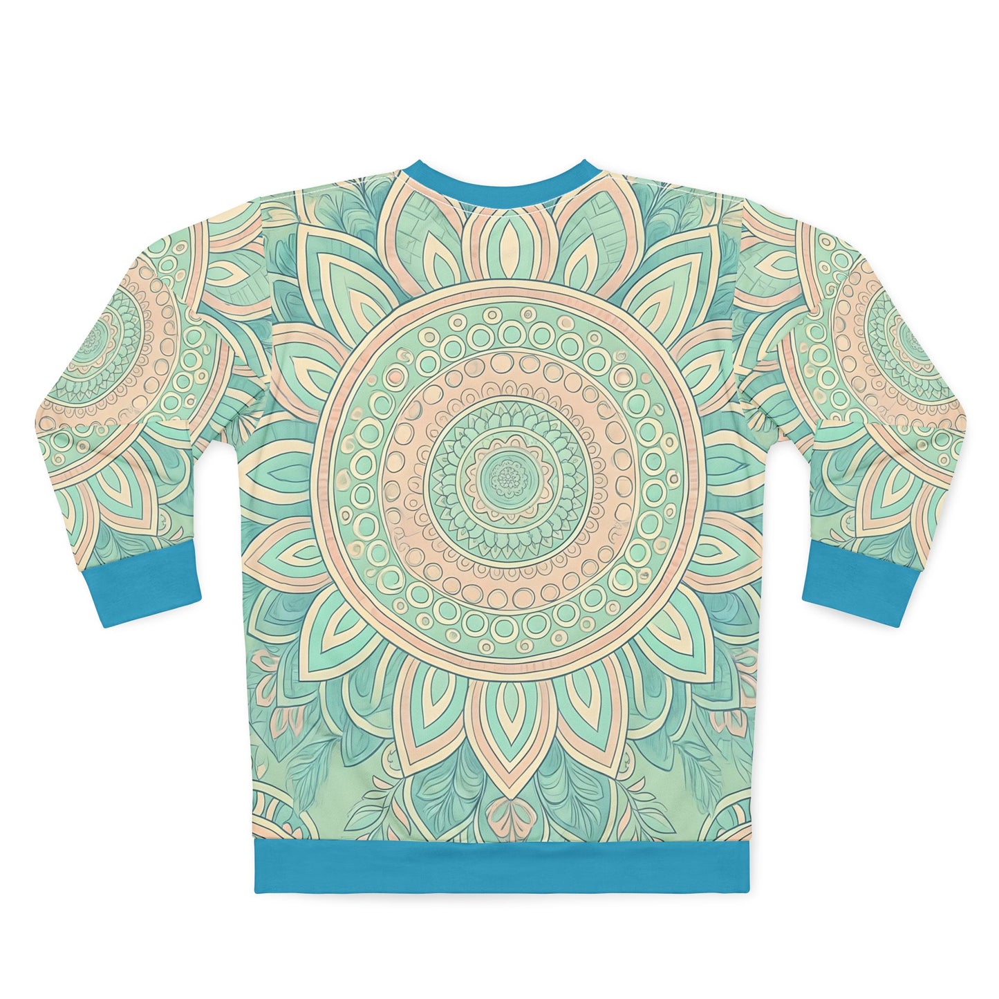 D3's CATS Mandala Sweatshirt - Spiritual Cat Oversize - back