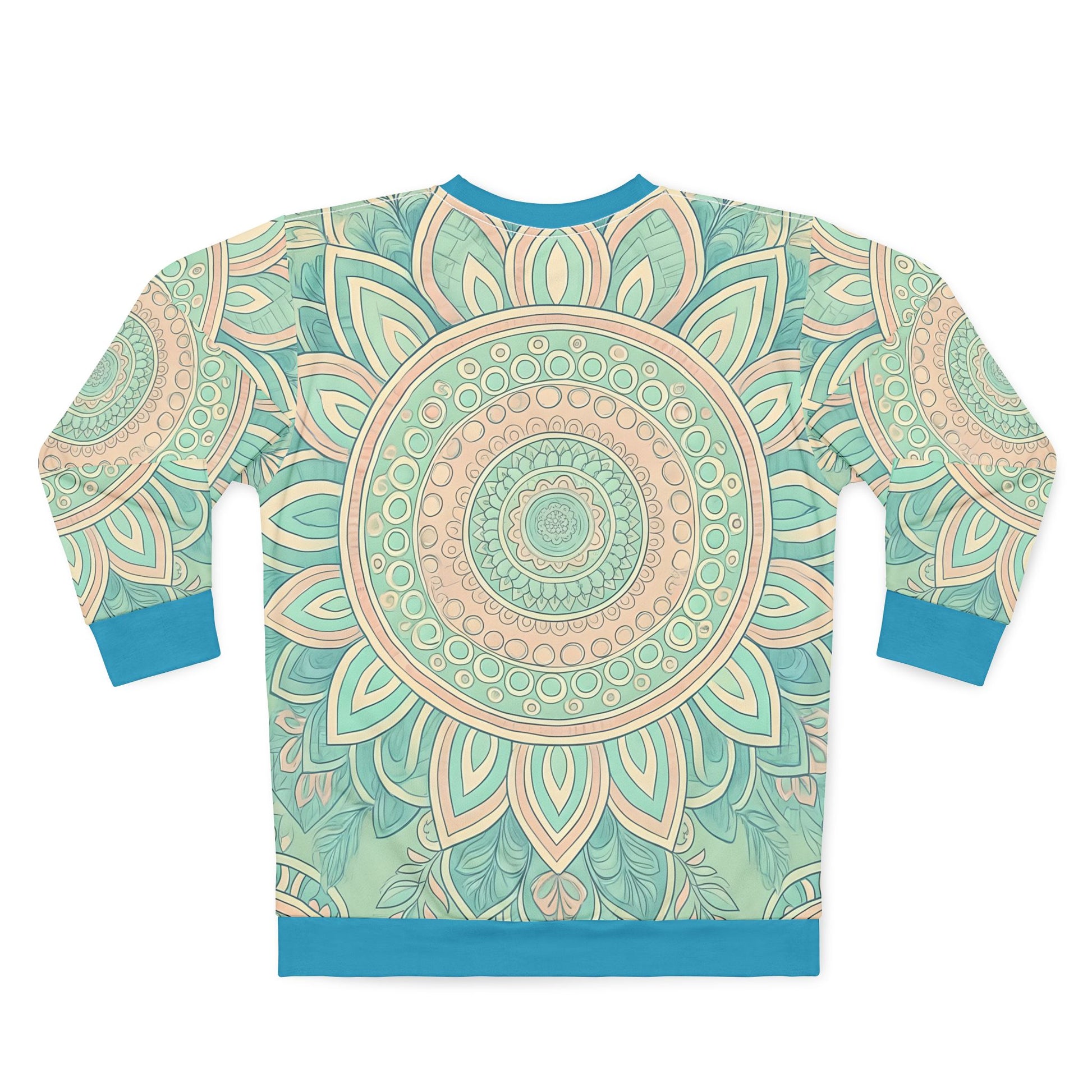 D3's CATS Mandala Sweatshirt - Spiritual Cat Oversize - back