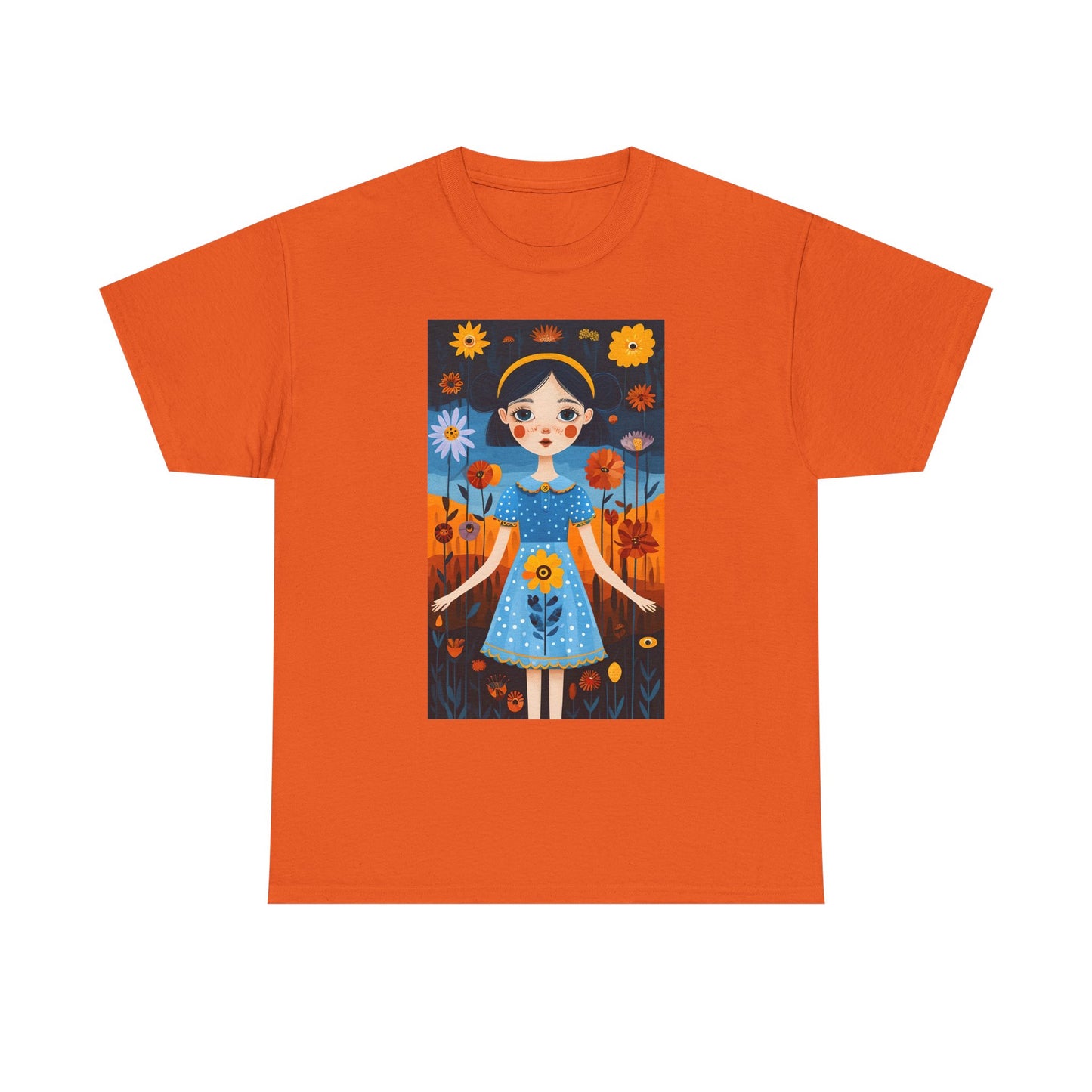 D3monic Tee „Whimsical Floral Art“ | Unisex Baumwollshirt für Naturfans