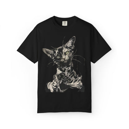 D3's CATS Gothic T-Shirt - Dark Feline Streetwear - D3monic