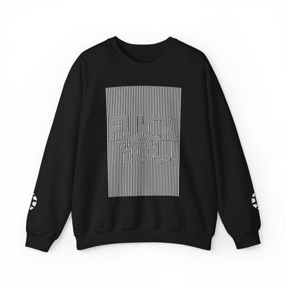 D3's FUCKYOU Logo Sweatshirt: Black crewneck sweatshirt with large white "FUCKYOU" graphic logo.