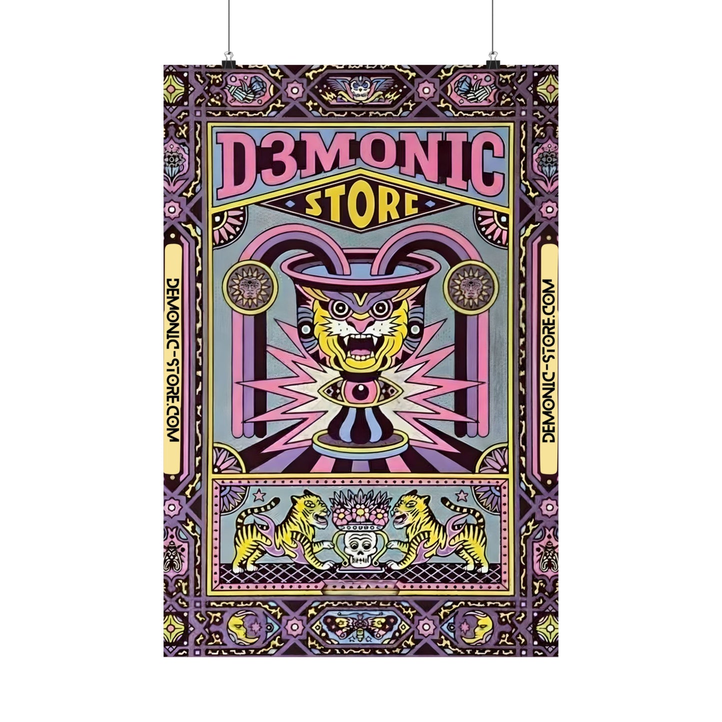 D3's HAPPY Gral Poster: Vintage Zirkus Nostalgie, featuring a vibrant, retro circus scene with performers and animals.