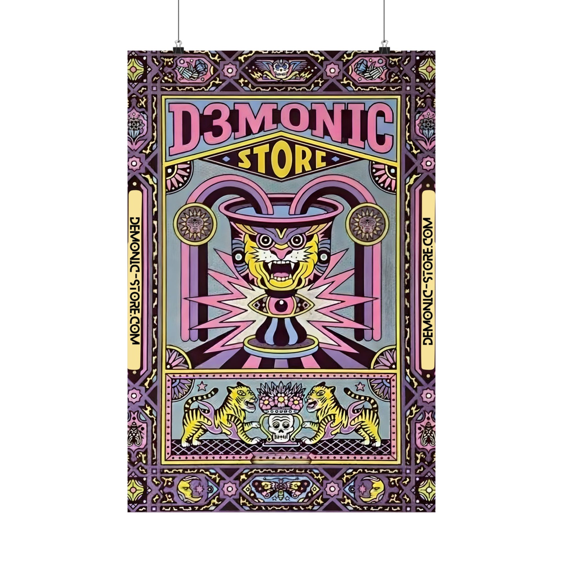 D3's HAPPY Gral Poster: Vintage Zirkus Nostalgie, featuring a vibrant, retro circus scene with performers and animals.