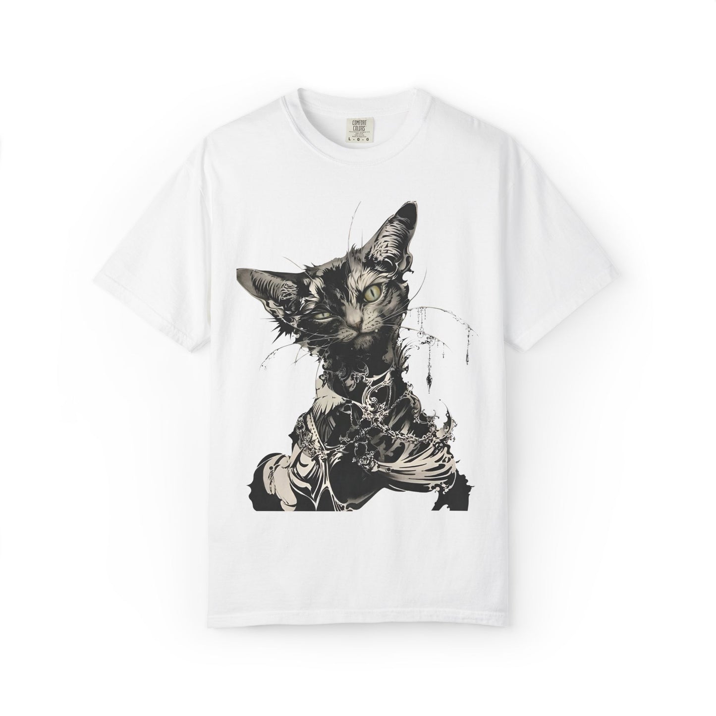 D3's CATS Gothic T-Shirt - Dark Feline Streetwear - D3monic