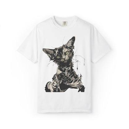 D3's CATS Gothic T-Shirt - Dark Feline Streetwear - D3monic