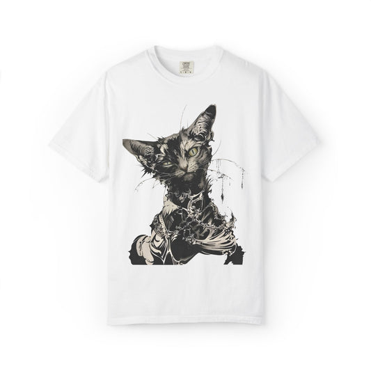 D3's CATS Gothic T-Shirt - Dark Feline Streetwear - D3monic