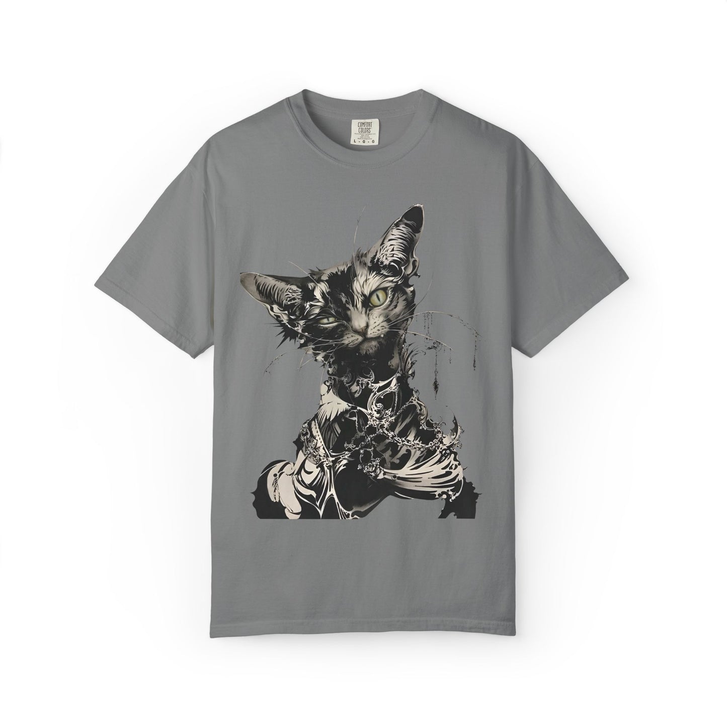 D3's CATS Gothic T-Shirt - Dark Feline Streetwear - D3monic