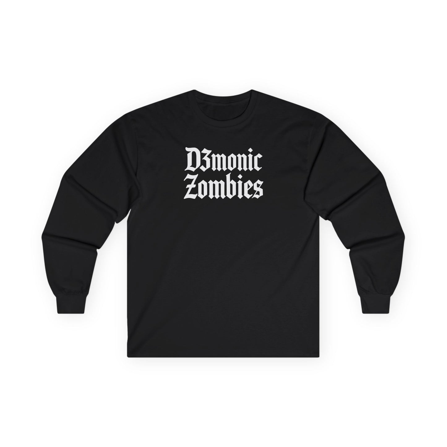 D3monic Long Sleeve Tee „Zombies“ | Spooky Horror Shirt für Halloween & Alltag