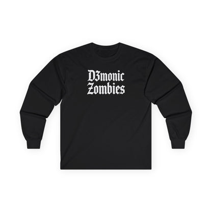 D3monic Long Sleeve Tee „Zombies“ | Spooky Horror Shirt für Halloween & Alltag