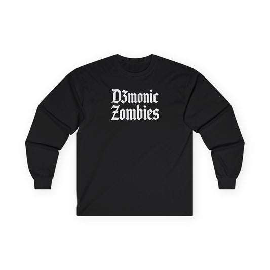 D3monic Long Sleeve Tee „Zombies“ | Spooky Horror Shirt für Halloween & Alltag