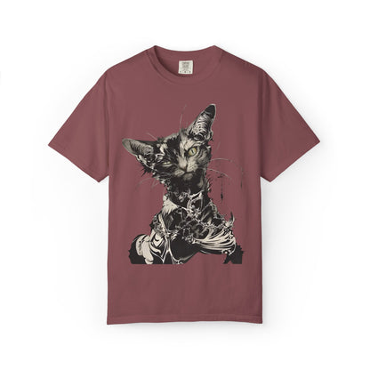 D3's CATS Gothic T-Shirt - Dark Feline Streetwear - D3monic