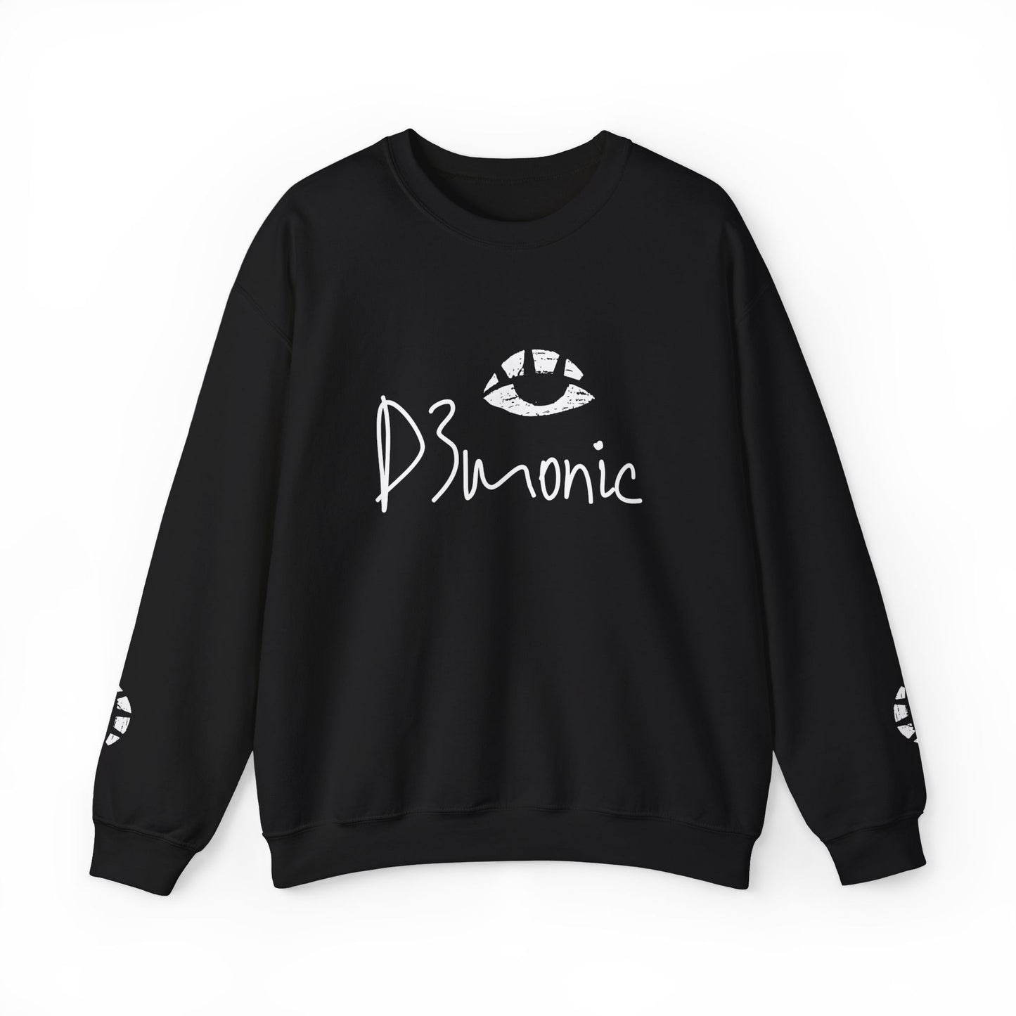 D3's BRAND Logo Sweatshirt, featuring the prominent white D3's logo on a black crewneck sweatshirt.