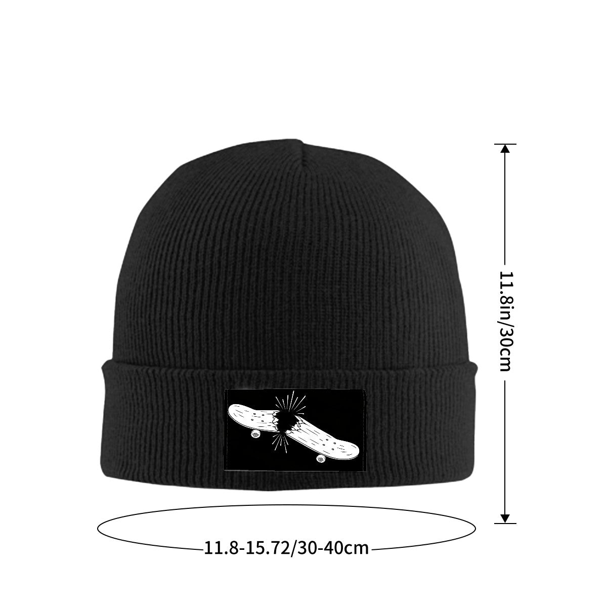 D3's SK8 Broken Beanie - Skater Streetwear Mütze