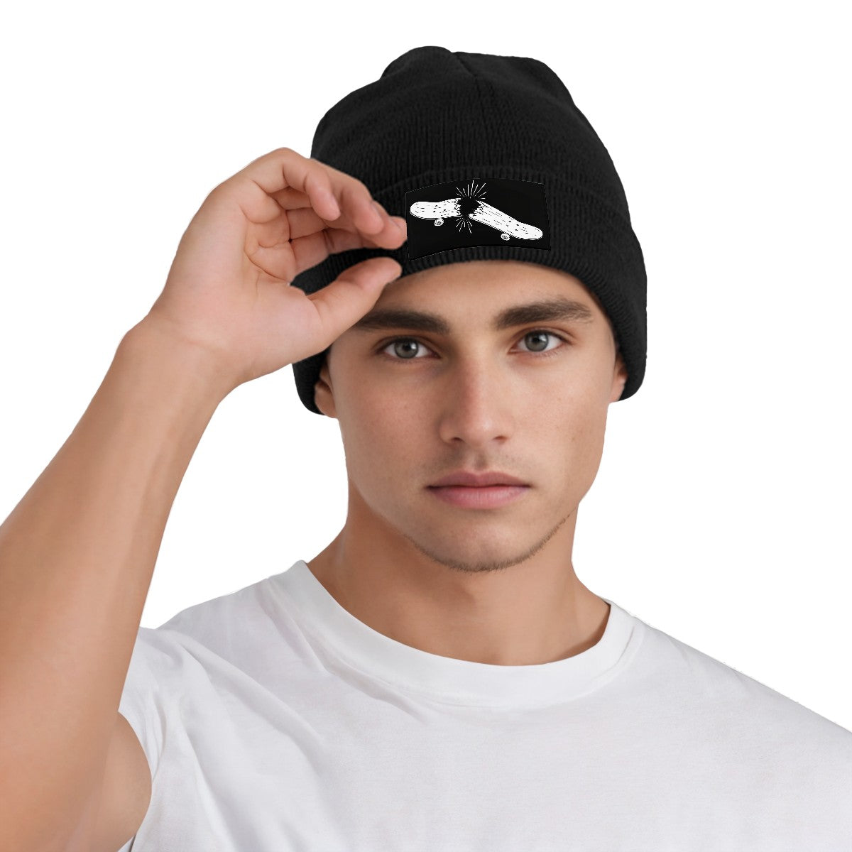 D3's SK8 Broken Beanie - Skater Streetwear Mütze