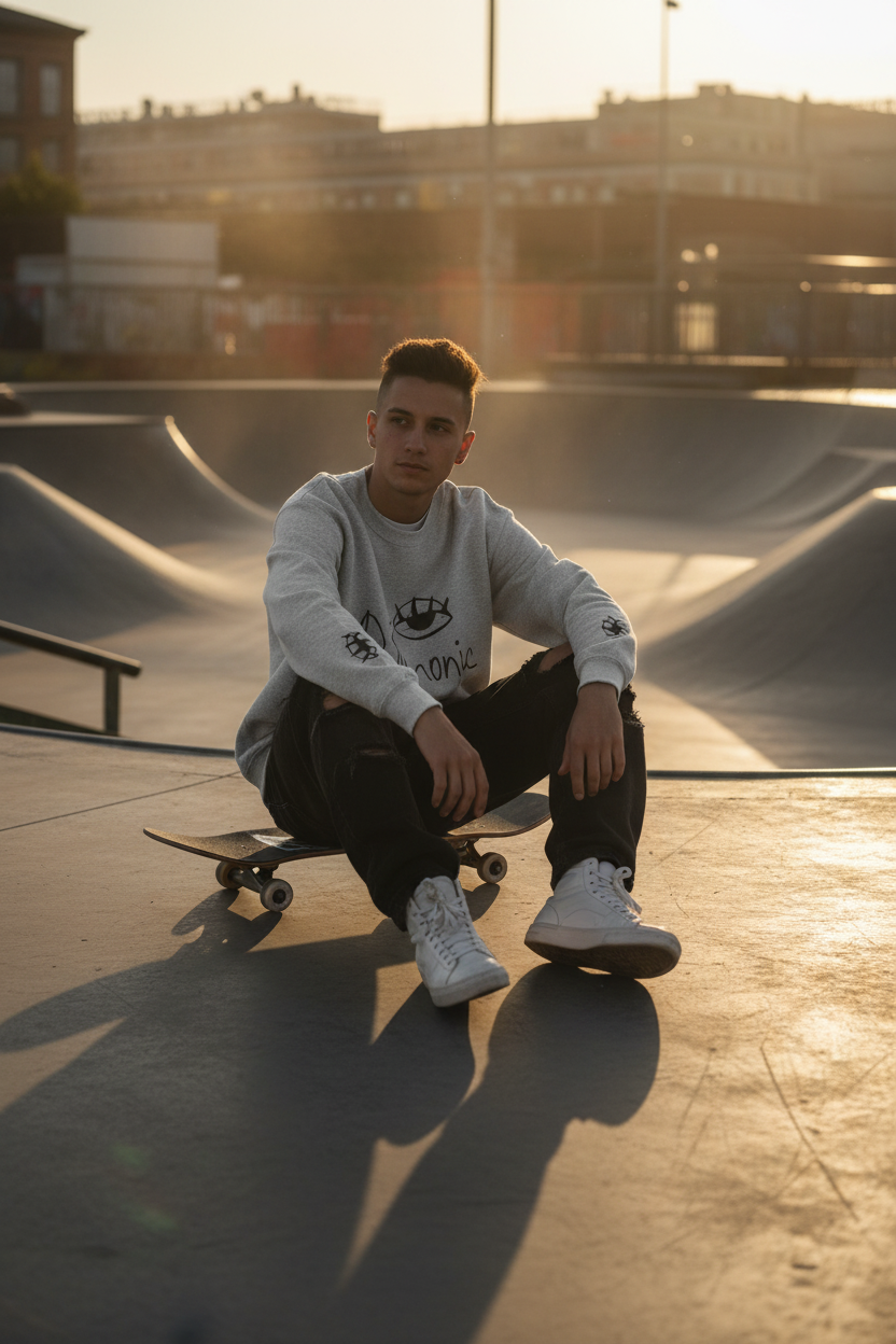 D3monic Brand Sweatshirt Skatepark