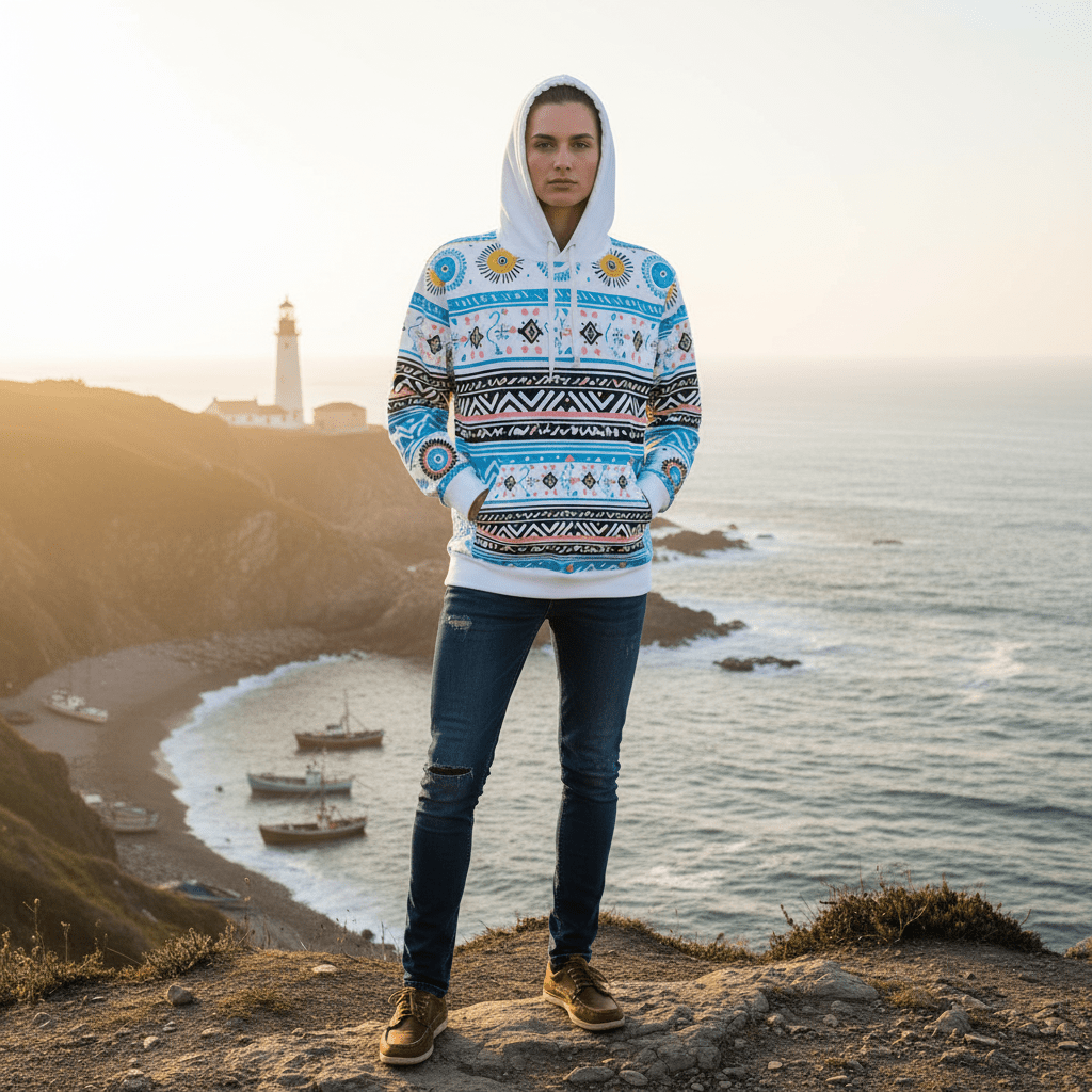 D3monic INKA Hoodie Mama Cocha - Sea Goddess Streetwear - D3monic