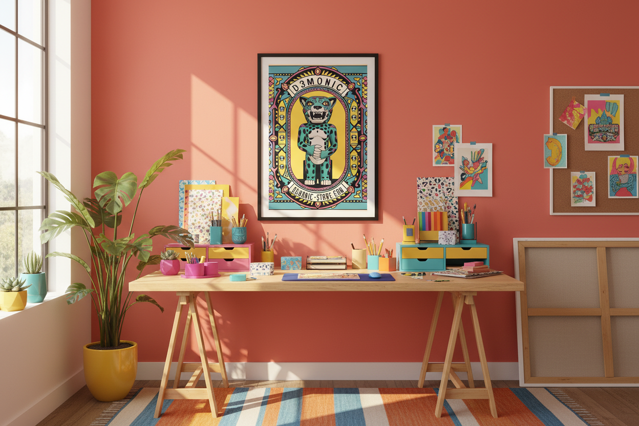 D3MONIC Poster Vibrant 4