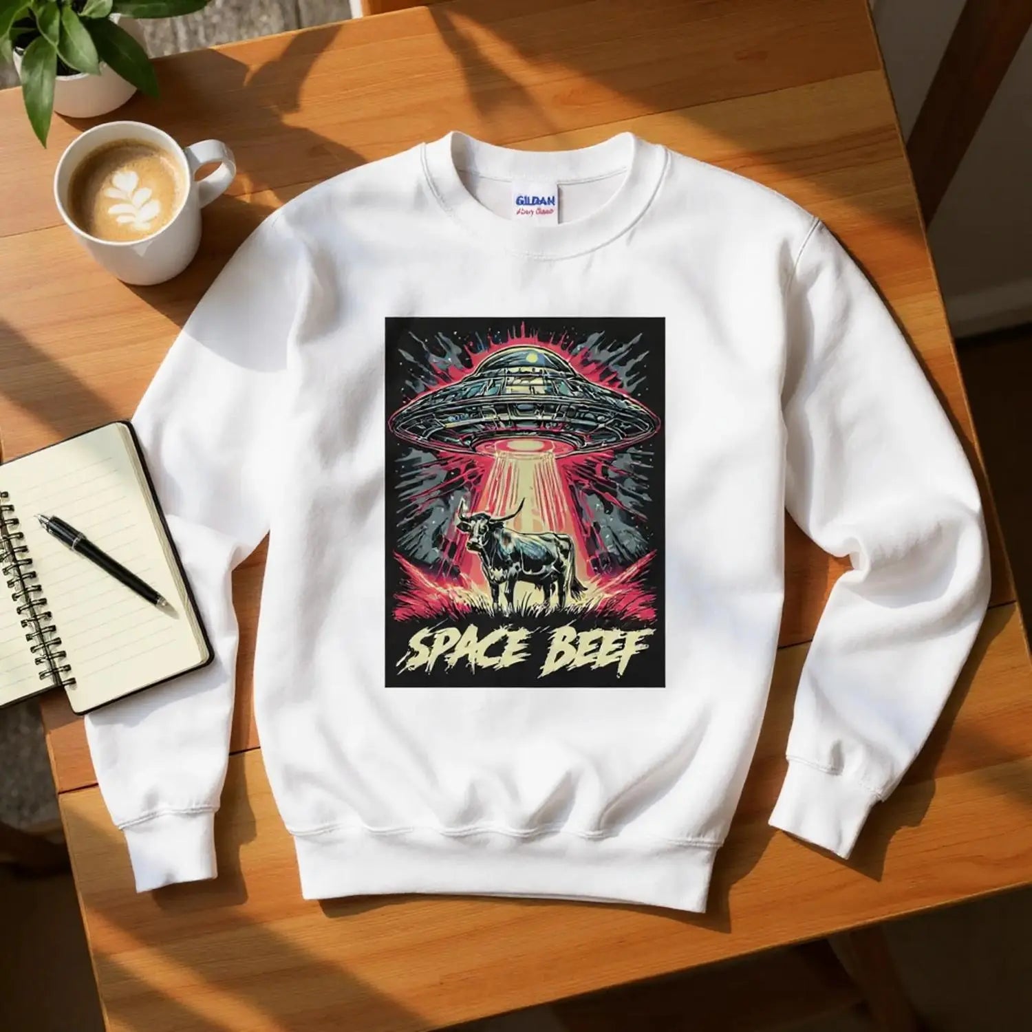 D3monic's COW Pullover - Unisex Pullover Sweatshirt - D3monic