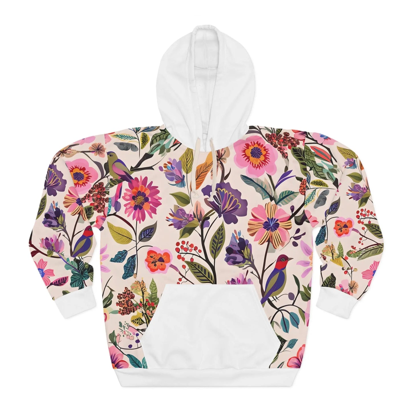 D3monic's FLOWERPOWER Oversize Hoodie - Klassischer Unisex Pullover - D3monic