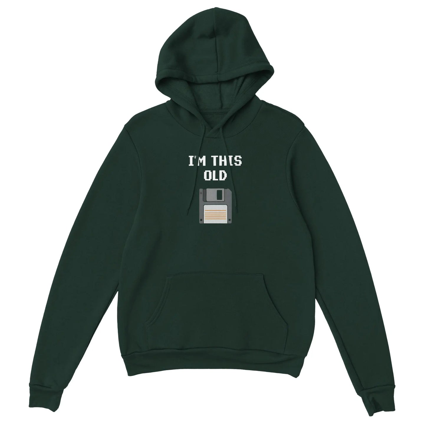 D3monic's RETRO Floppy2 Hoodie - Klassischer Oversize Unisex Pullover - D3monic