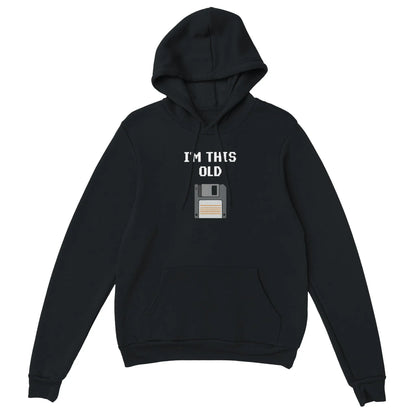 D3monic's RETRO Floppy2 Hoodie - Klassischer Oversize Unisex Pullover - D3monic