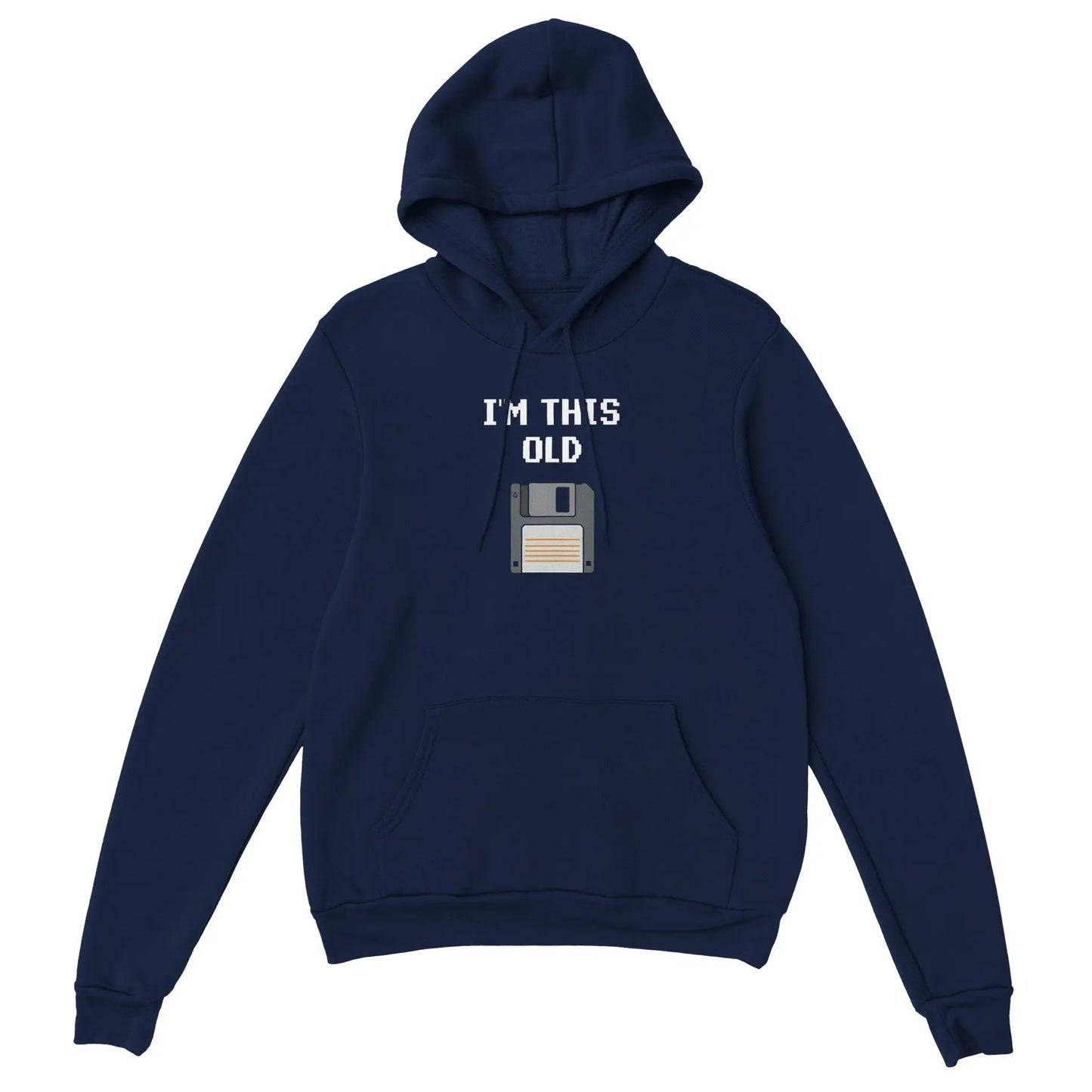 D3monic's RETRO Floppy2 Hoodie - Klassischer Oversize Unisex Pullover - D3monic