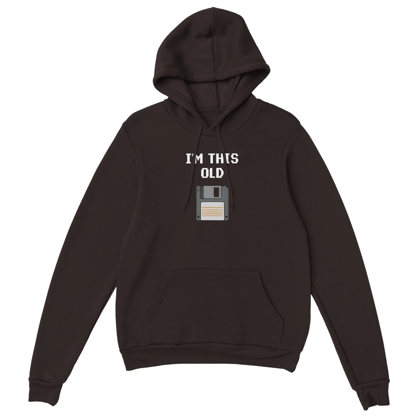 D3monic's RETRO Floppy2 Hoodie - Klassischer Oversize Unisex Pullover - D3monic