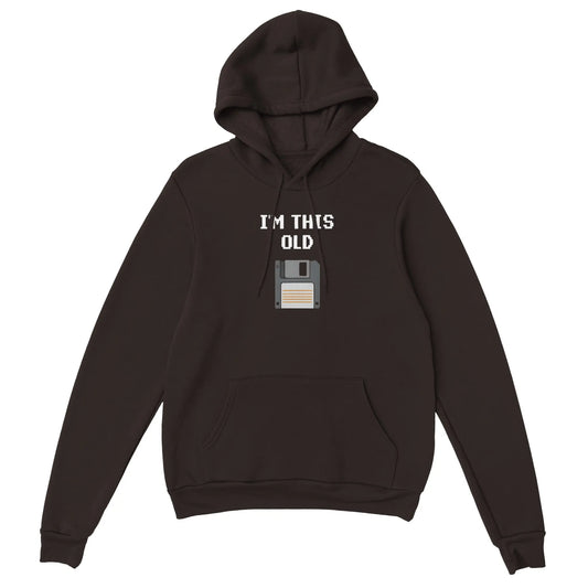 D3monic's RETRO Floppy2 Hoodie - Klassischer Oversize Unisex Pullover - D3monic