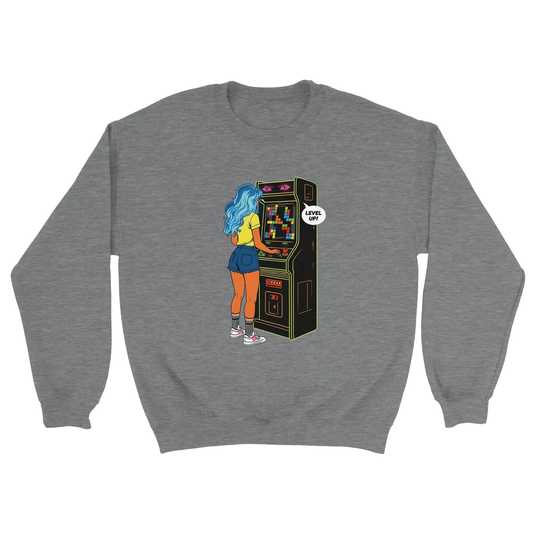 D3monic's RETRO Gaming Pullover - Klassischer Oversize Unisex Pullover - D3monic
