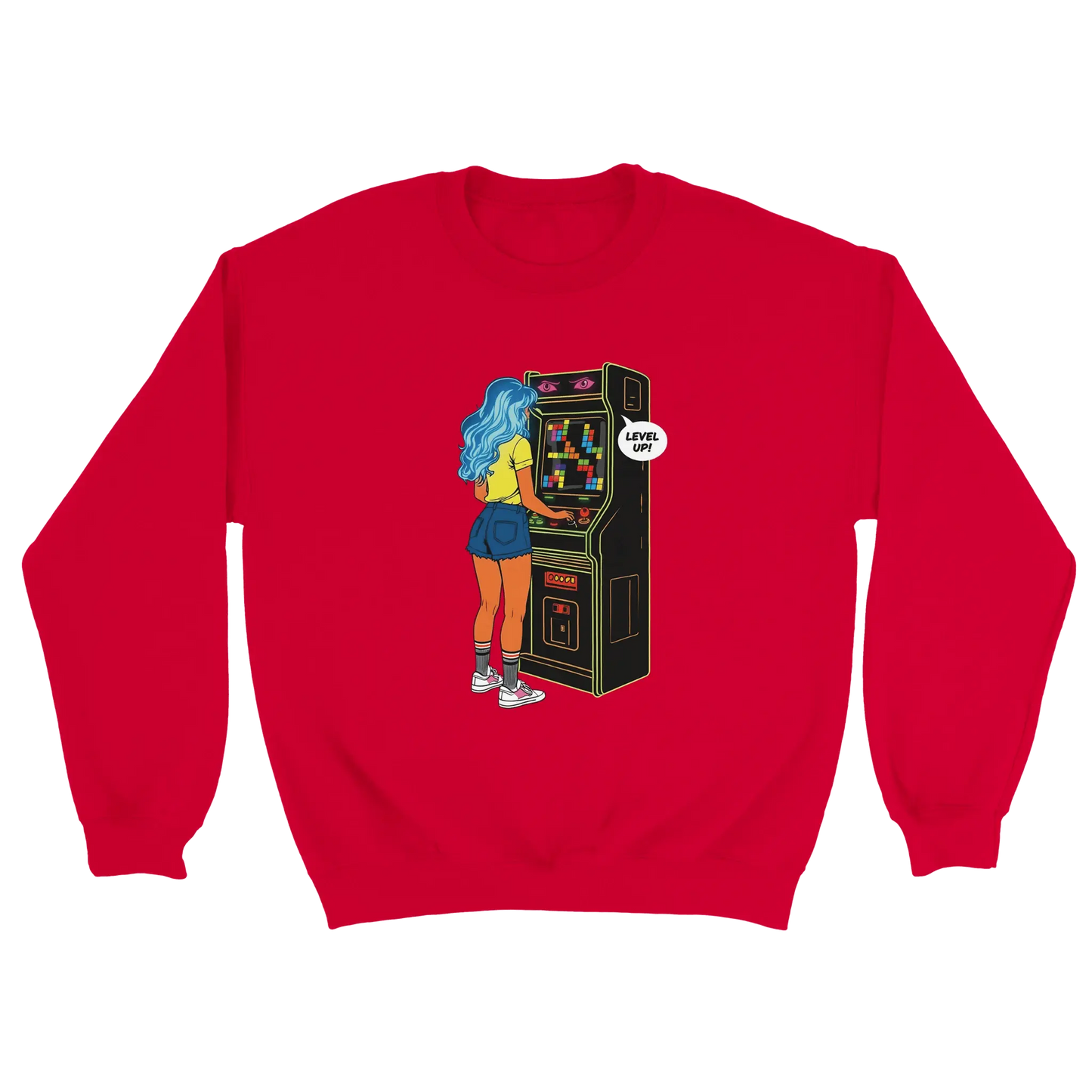 D3monic's RETRO Gaming Pullover - Klassischer Oversize Unisex Pullover - D3monic