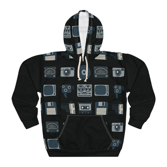 D3monic's RETRO Hoodie one - Klassischer Oversize Unisex Pullover - D3monic