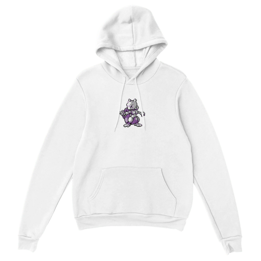 D3monic's RETRO Mewtu Hoodie - Klassischer Oversize Unisex Pullover - D3monic