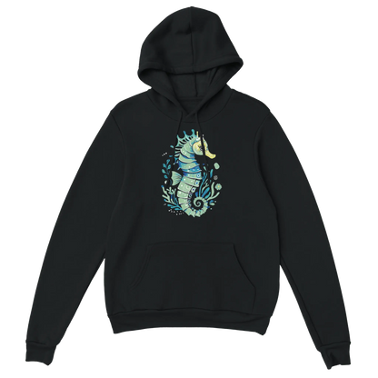 D3monic's SEEPFERD Hoodie - Klassischer Unisex Hoodie Pullover - D3monic
