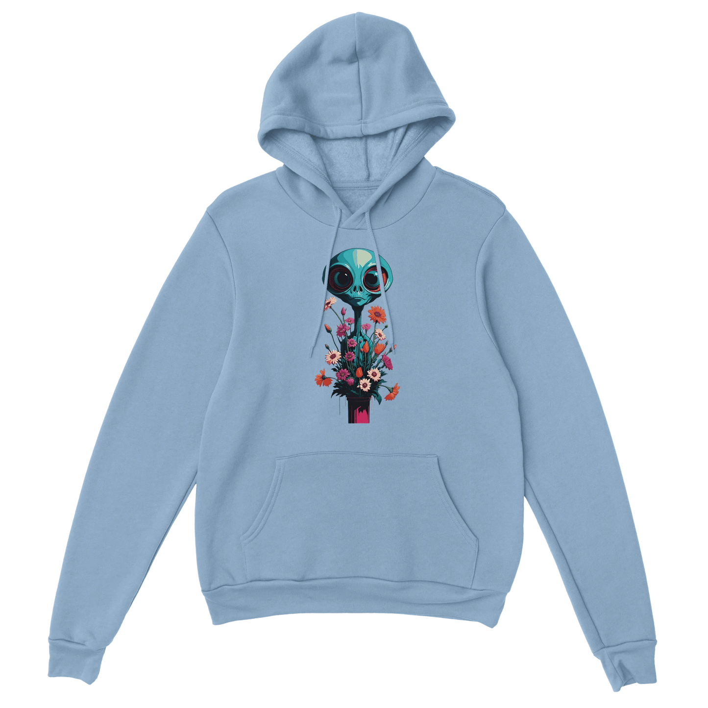 D3's ALIEN FLOWER Hoodie - Klassischer Unisex Hoodie Pullover - D3monic