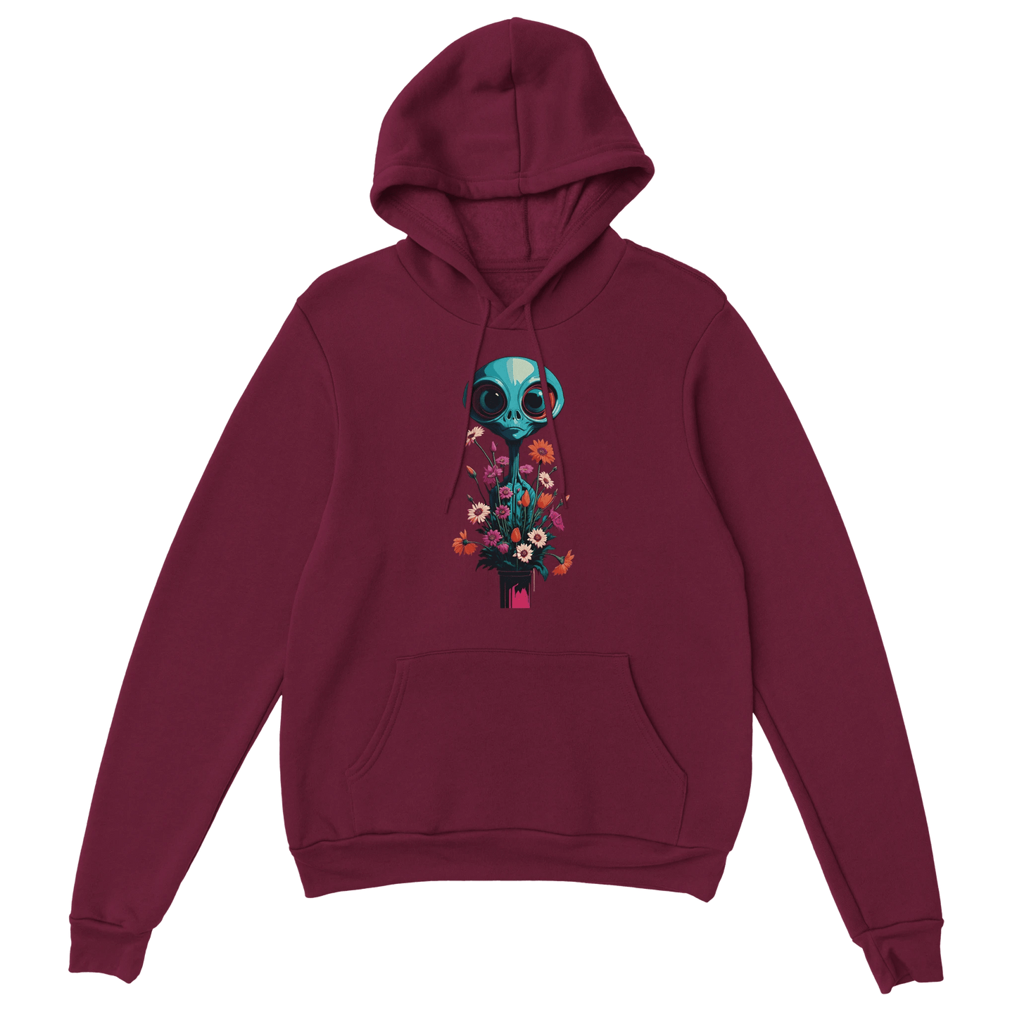 D3's ALIEN FLOWER Hoodie - Klassischer Unisex Hoodie Pullover - D3monic