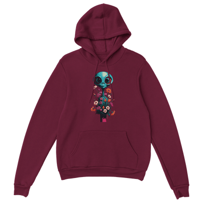 D3's ALIEN FLOWER Hoodie - Klassischer Unisex Hoodie Pullover - D3monic