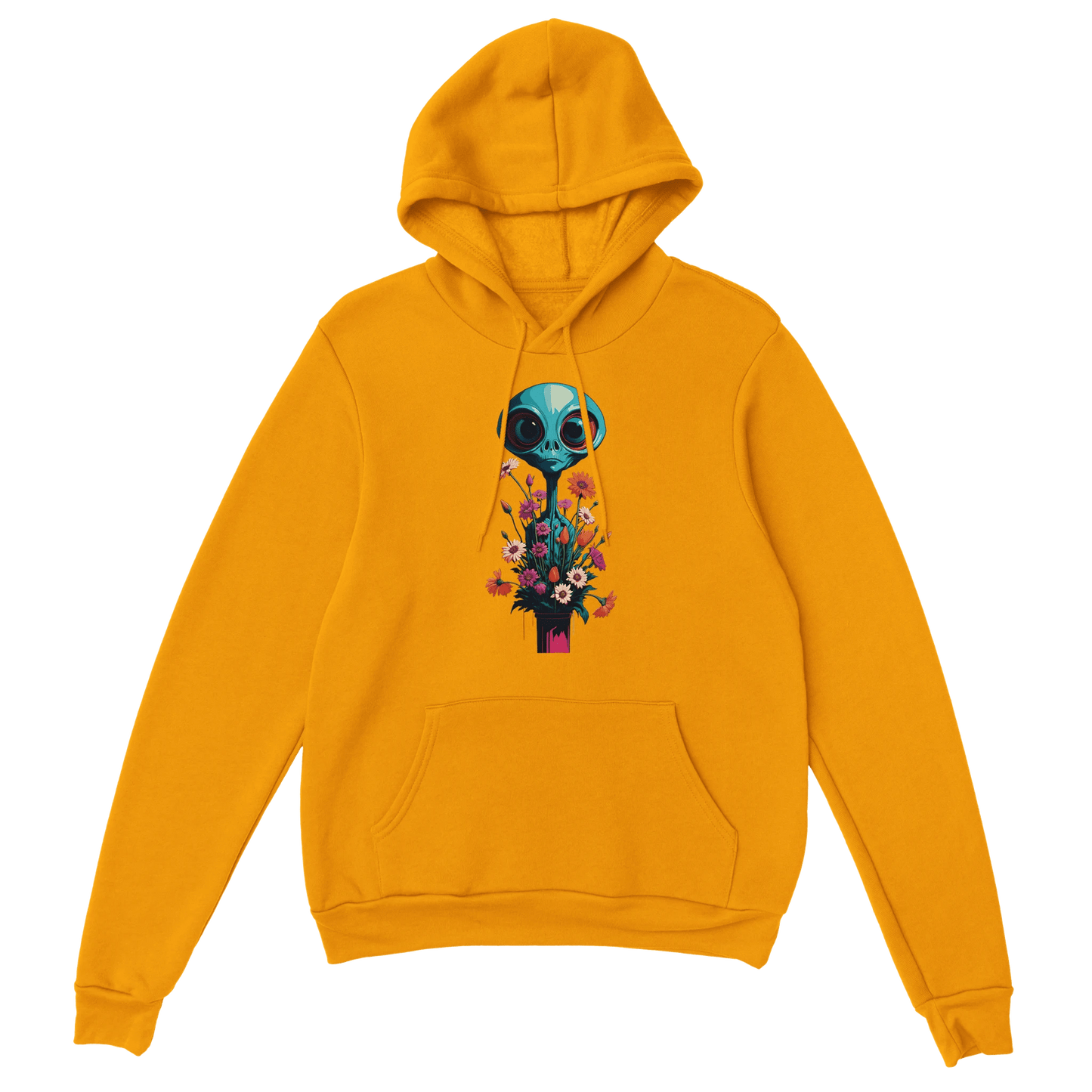 D3's ALIEN FLOWER Hoodie - Klassischer Unisex Hoodie Pullover - D3monic