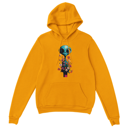D3's ALIEN FLOWER Hoodie - Klassischer Unisex Hoodie Pullover - D3monic