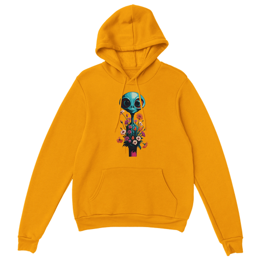 D3's ALIEN FLOWER Hoodie - Klassischer Unisex Hoodie Pullover - D3monic
