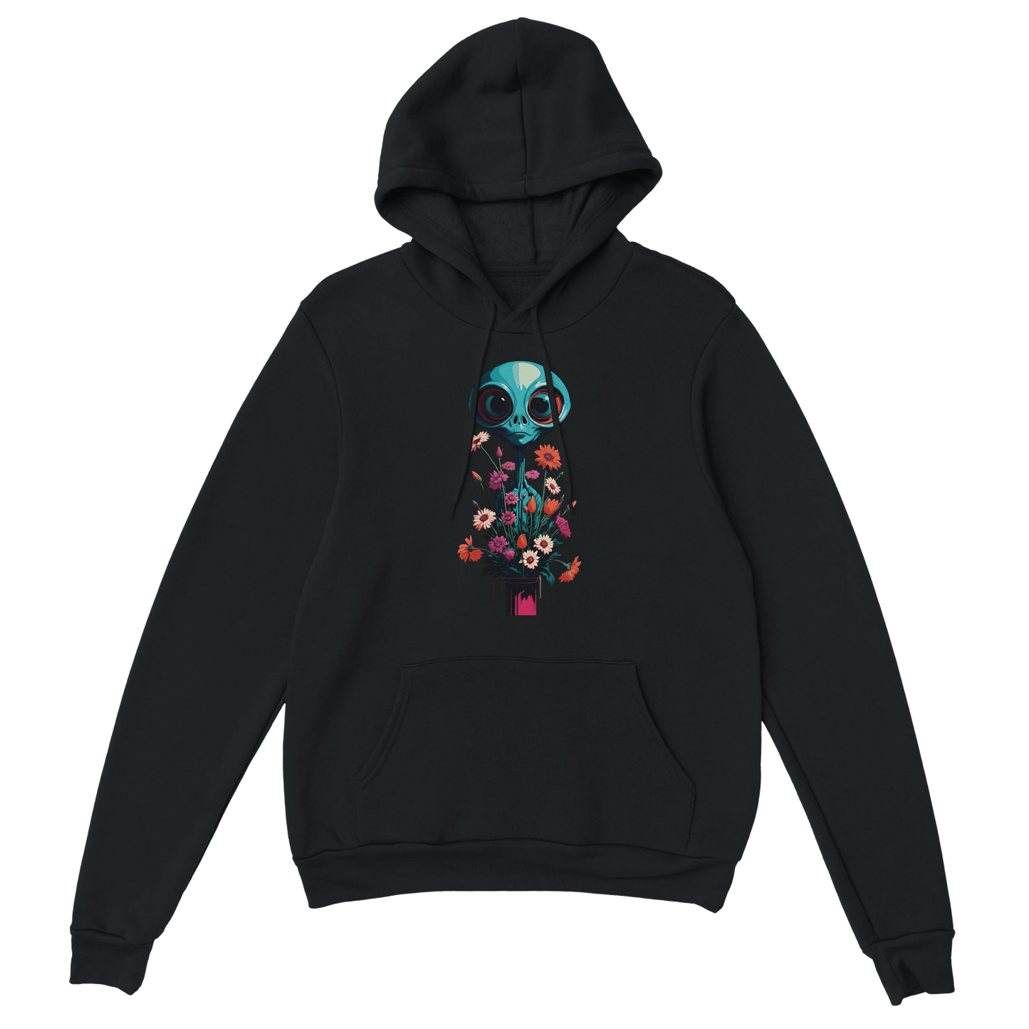 D3's ALIEN FLOWER Hoodie - Klassischer Unisex Hoodie Pullover - D3monic